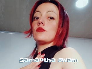 Samantha_swam